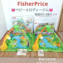 訳有　2個　フィッシャープライス　レインフォレスト　メロディ　ベ...