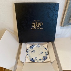 【美品】たち吉Adam&eveケーキ皿大小セットの画像