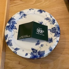 【美品】たち吉Adam&eveケーキ皿大小セットの画像