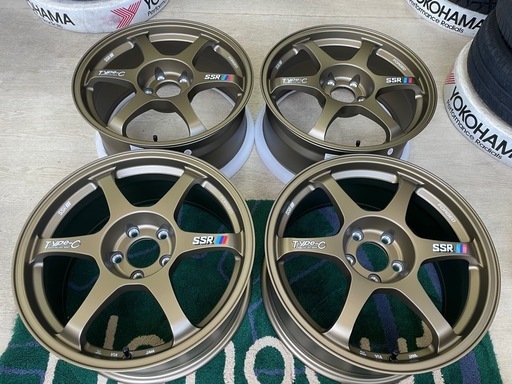 在庫あり！新作！鍛造！SSR タイプC FORGED 18インチ 8.5J +44 PCD114.3-5H 新品ホイール4本セット！インプレッサS4 WRX レヴォーグ