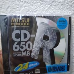 未開封品　MITSUI GOLD CD-R 650MB