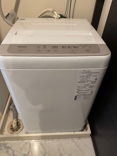 ジモティ来店特価!!!　洗濯機　panasonic　NA-F60B12　　2019　　J-646 ジモティ来店特価!!! 洗濯機 panasonic NA-F60B12 2019 J-646