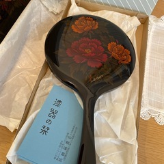 漆器文箱、手鏡セットの画像