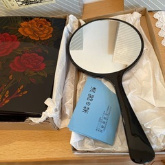 漆器文箱、手鏡セットの画像