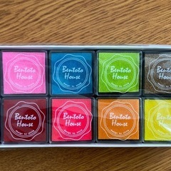 インクパッド　カラースタンプ　20色セット
