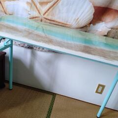 レジン　海　テーブル　西海岸　　サーフ
