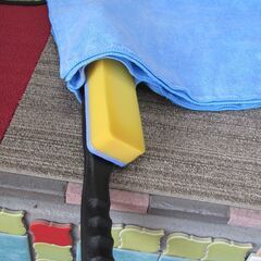 🔶大判マイクロファイバークロス🔶６０ｃｍ×１２０ｃｍ　３０ｃｍ×１２０ｃｍの2枚合わせ縫合の画像