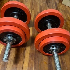 可変式ダンベル（15kg×2個セット）／手首につける重り２個 セットです。の画像
