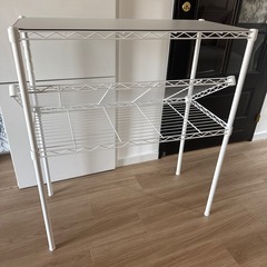 スチールラック白