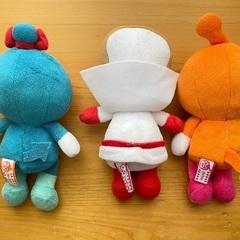 食パンまん、ドキンちゃん、コキンちゃんぬいぐるみの画像