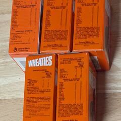 1991 NBA優勝記念 Wheaties シリアルボックス（ミニサイズ）×5個セット／マイケル・ジョーダン＆シカゴ・ブルズの画像