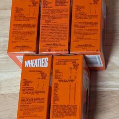 1991 NBA優勝記念 Wheaties シリアルボックス（ミニサイズ）×5個セット／マイケル・ジョーダン＆シカゴ・ブルズの画像