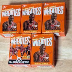 1991 NBA優勝記念 Wheaties シリアルボックス（ミ...
