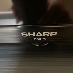 SHARP LC-32H20 テレビ
の画像