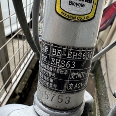中古電動アシスト自転車 バッテリー　　充電器付の画像