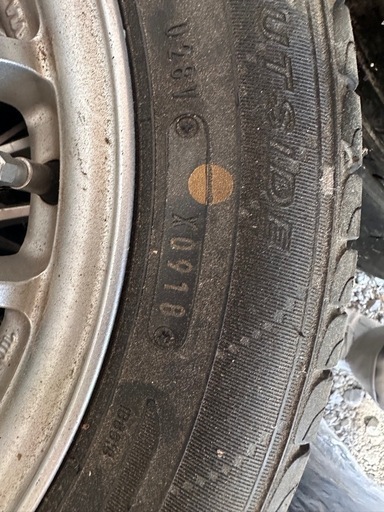 155/65R14タイヤ付き ユーロスピード アルミホイール