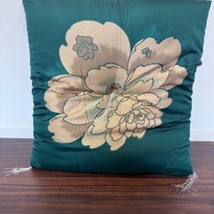 【美品】座布団 花柄 5枚セット 収納袋付き