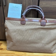 【未使用　美品】REGAL SHOES リーガルシューズ　帆布バッグ（把手：本革使用) の画像