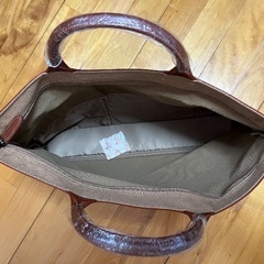 【未使用　美品】REGAL SHOES リーガルシューズ　帆布バッグ（把手：本革使用) の画像