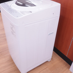 TOSHIBA 東芝 洗濯機 5.0kg 浸透パワフル洗浄 部屋干し 槽洗浄 つけおき かんたん操作  AW-5G6(W) 【コンプオフ金沢野々市店】の画像
