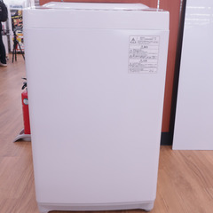 TOSHIBA 東芝 洗濯機 5.0kg 浸透パワフル洗浄 部屋干し 槽洗浄 つけおき かんたん操作  AW-5G6(W) 【コンプオフ金沢野々市店】の画像
