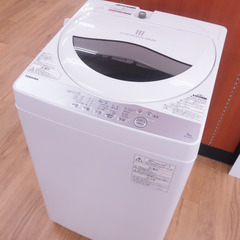 TOSHIBA 東芝 洗濯機 5.0kg 浸透パワフル洗浄 部屋...