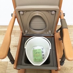 新品　介護用トイレ　ポータブルトイレ　の画像