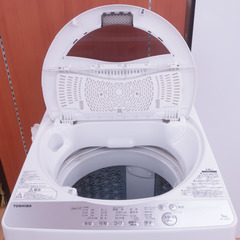 TOSHIBA (東芝) 洗濯機 洗濯機 5.0kg 浸透パワフル洗浄 部屋干し 槽洗浄 つけおき かんたん操作  AW-5G6(W) 【コンプオフ金沢野々市店】の画像