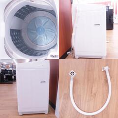 TOSHIBA (東芝) 洗濯機 洗濯機 5.0kg 浸透パワフル洗浄 部屋干し 槽洗浄 つけおき かんたん操作  AW-5G6(W) 【コンプオフ金沢野々市店】の画像