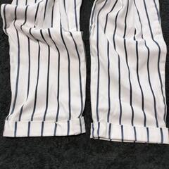 ストライプパンツ 八分丈パンツМの画像