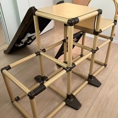 すべり台+2段ジャングルジム