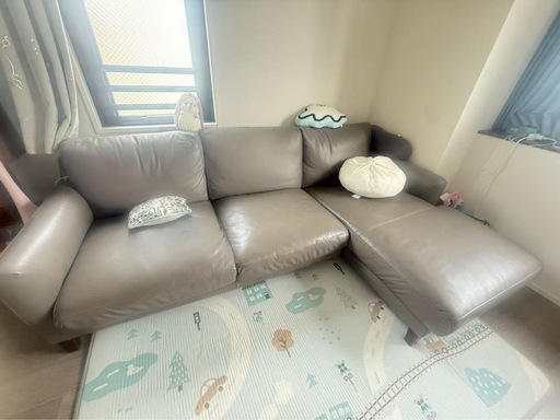 アクタス】five by five DUBBEL カウチソファ グレージュ