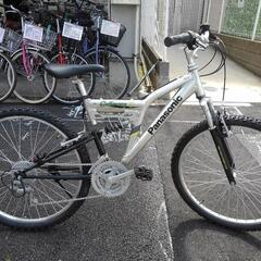 中古自転車３５８１　前後タイヤ新品！　マウンテンバイク　パナソニ...