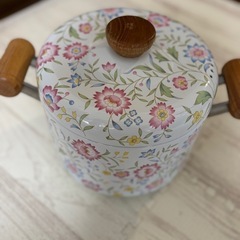 　無料 花柄　昭和レトロ　鍋の画像
