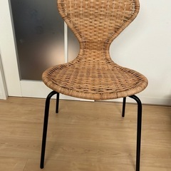 IKEA ダイニングチェア　ラタンチェア　ALVSTA