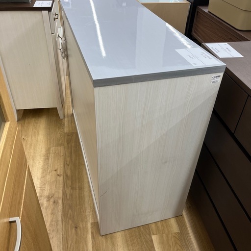入江木工 キッチンカウンター ホワイト×グレーのご紹介です！