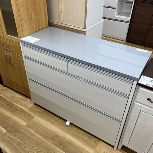 入江木工 キッチンカウンター ホワイト×グレーのご紹介です！