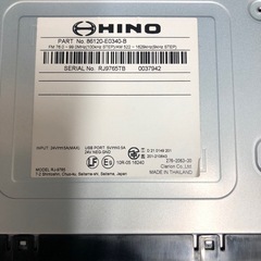 HINO 日野トラック　純正オーディオ　　の画像