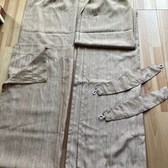 カーテン2枚 爽やか薄手 夏向き 色違い有