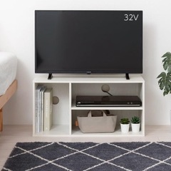 テレビボード カラーボックス ホワイトウォッシュ 中古 家具 買...