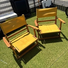 アウトドアチェア2つセット