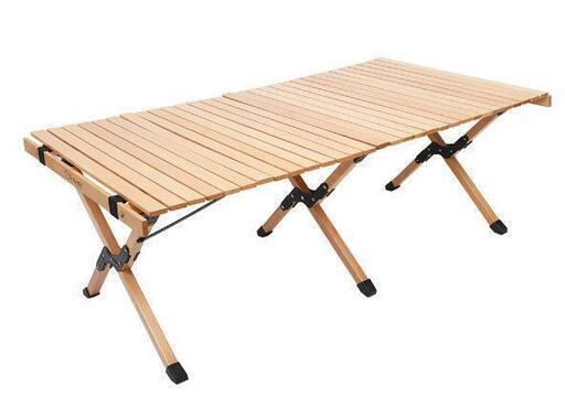 S'moreウッドロールテーブル122cm「50％OFF」