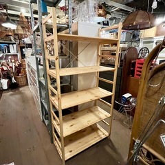【武蔵小山店】無印良品 MUJI パイン材 ユニットシェルフ オ...