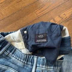 メンズダメージデニムパンツの画像