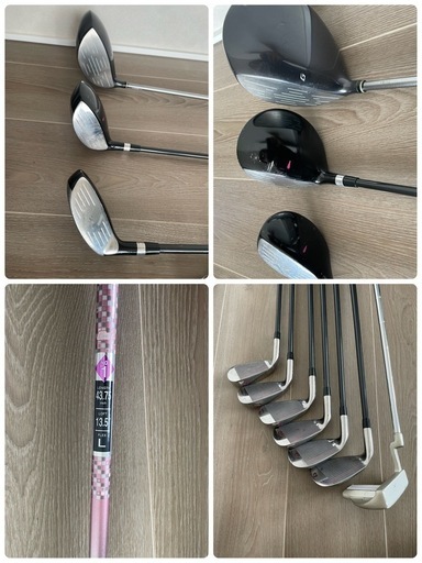 ゴルフセット レディース キャディバック adidas SRIXON