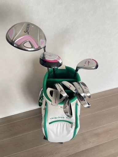 ゴルフセット レディース キャディバック adidas SRIXON