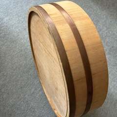 ✨天然木製寿司桶 蓋付き　大✨の画像
