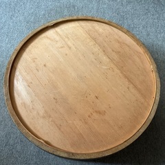 ✨天然木製寿司桶 蓋付き　大✨の画像