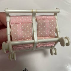 シルバニアファミリー　二人乗りベビーカー　の画像