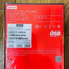 【新品未使用】Lenovo 65W USB-C GaN アダプターの画像